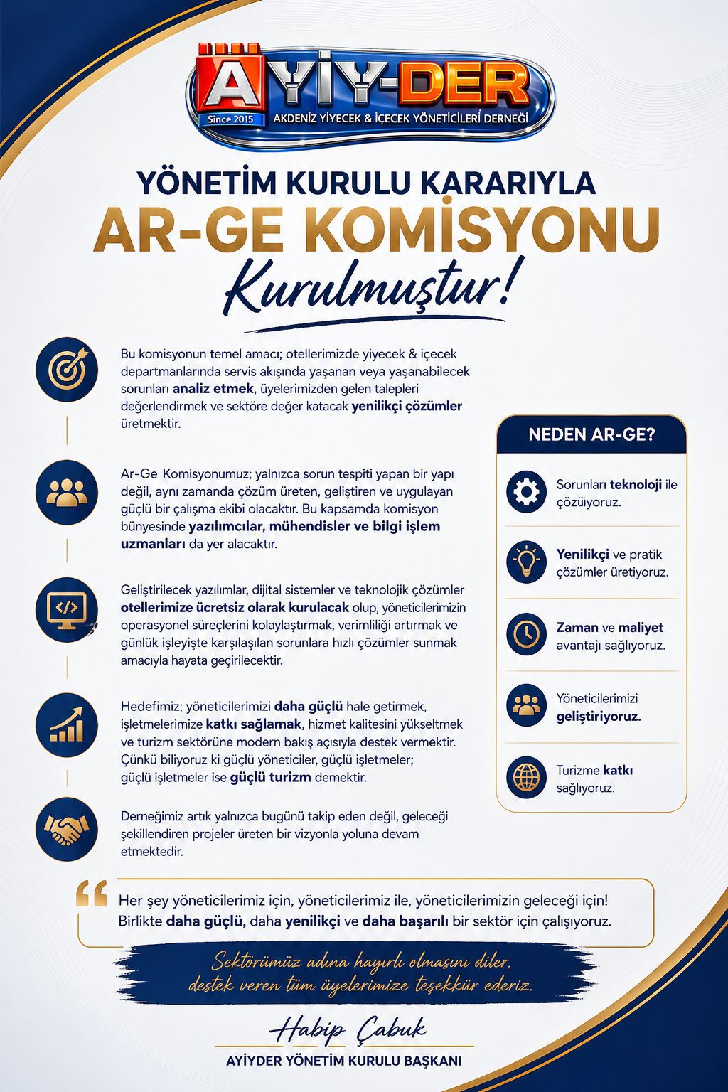 AYİY-DER’den Sektöre Güç Katacak Yeni Adım: AR-GE Komisyonu Kuruldu